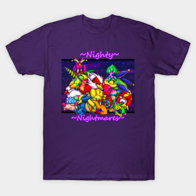 Nighty Nightmares T-Shirt by spyroid101